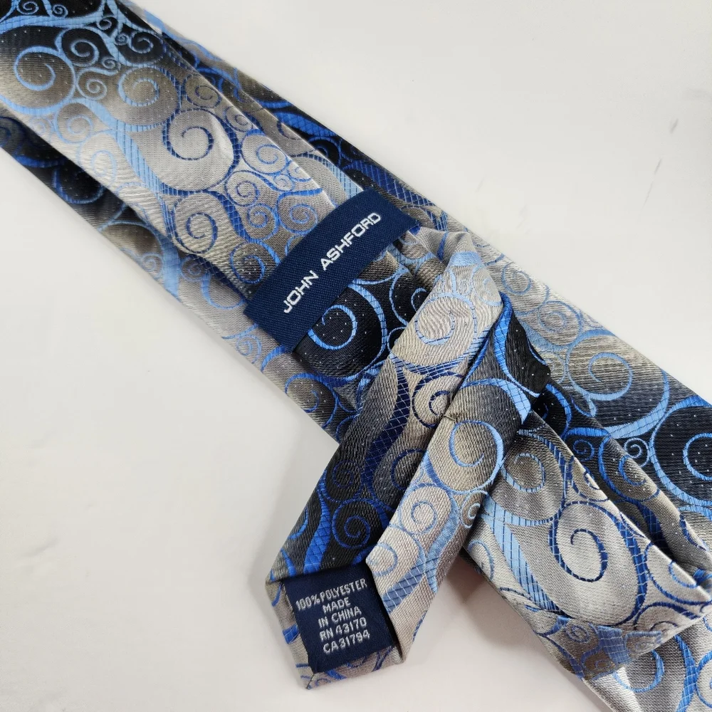JOHN ASHFORD Blue Tie.